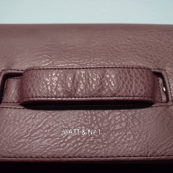 Matt & Nat Abiko Dwell Fig Clutch Handbag Vegan Purse - Picture 3 of 8